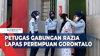 Petugas Gabungan Razia Blok Hunian Lapas Perempuan Kelas III Gorontalo