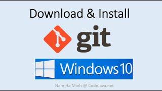 Download and Install Git on Windows 10
