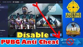 How to Turn Off / Disable PUBG Anti Cheating System is in Force in Gameloop Starting | Tencent