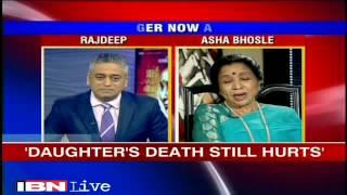 My daughter's death has defeated me  Asha Bhosle Bollywood Videos IBNLive