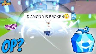 DESTROYING PEOPLE WITH 30M REWORKED DIAMOND ONE SHOT COMBO IS OP!| Blox Fruit Update 24