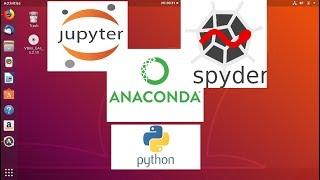 Install Anaconda Python, Jupyter Notebook, Spyder on Ubuntu Linux