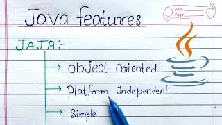 Features of Java (Hindi) | Learn Coding