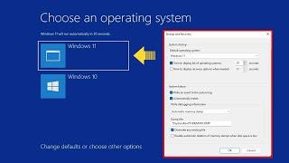 How to Turn Off Choose a Operating System at Startup Windows 11