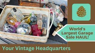 World's Largest Garage Sale Haul