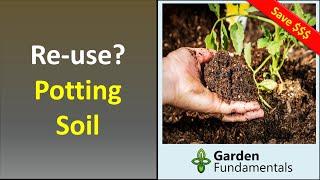 Can You Re-use Old Potting Soil  Don't Throw Out Used Potting Soil Until You Watch This.