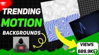 Use These Trending Motion Background || 100% Video Viral