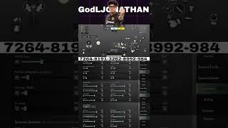 UPDATE 3.6 | GODL JONATHAN SENSITIVITY | JONATHAN SENSITIVITY CODE | JONATHAN CONTROL CODE | BGMI