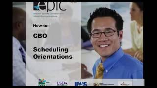 EPIC Tutorial CBO Scheduling Intake Appointments