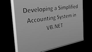 Developing a simplified accounting system using VB.NET - 09