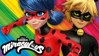 1 STUNDE MIRACULOUS |  LADYBUG Y CAT NOIR  | Kompilation Staffel 4