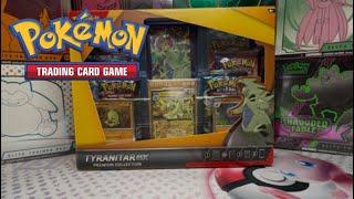 Unboxing Pokemon Tyranitar EX Premium Collection Box