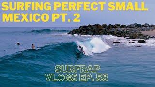 SURFING PERFECT SMALL MEXICO POINTBREAKS - SURFRAP VLOG