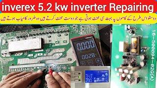 inverex 5.2 kw controller problem | 5.2 kw inverter mppt controller repair | inverex ups repair