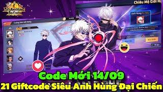 Siêu Anh Hùng Đại Chiến - 21 Giftcode Siêu Anh Hùng Đại Chiến & Code Mới 14/09 SAH ĐC