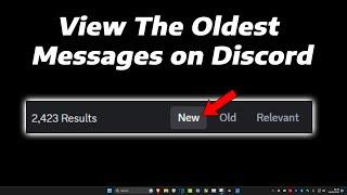 How To View Old Messages on Discord (View First Messages) Go To Beginning Of Chat Without Scrolling