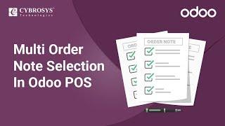 Multi Order Note In Odoo POS