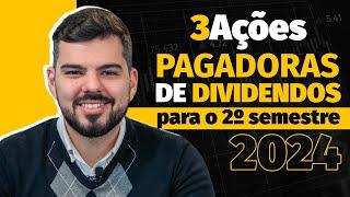 DIVIDENDOS MENSAIS em 2024: Top 3 pagadoras de dividendos no ano | Melhores dividendeiras p/ comprar