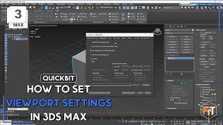 Quickbit - Viewport Settings in 3DS Max