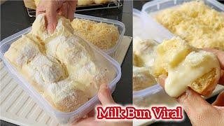 Ide jualan ala-ala roti Thailand yang lagi viral. Resep Milk bun yang lembut dan lumer.