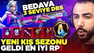 YENİ SEZON 4 GELDİ!!  YÜKSELTİLEBİLİR BEDAVA DBS VE DESTANSI SETLER FULLEDİK! | PUBG MOBILE