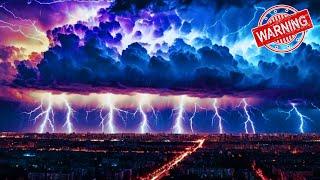 ️WARNINGTERRIFYING Thunderstorm Sounds for Sleeping - Wind, Rain Noise, Thunder Lightning EPIC SKY