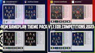 NEW GAMEPLAN THEME PACK V1.1 FOR COMPETITIONS 2023 || ALL PATCH COMPATIBLE || SIDER & CPK VERSION