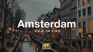 Amsterdam, Centrum  / Walking Tour (4K UHD)