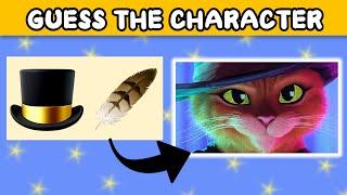 Guess the Puss in Boots Character by the Emojis