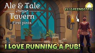 Serving Up the FIRST PINTS in Ale & Tale Tavern