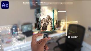 3D Carousel Animation in After Effects Tutorial