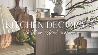 2025 KITCHEN DECORATE WITH ME + kitchen island makeover 2025