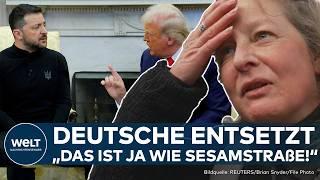 TRUMP VS. SELENSKYJ: Eskalation im Weißen Haus! So reagiert Deutschland auf den Eklat im Oval Office