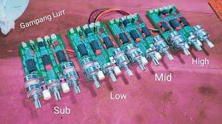 Merakit Sendiri ALMS 4 in 4 out Dari Kit BPF band pass filter