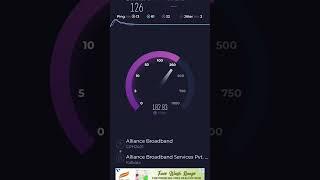 Alliance Broadband 125Mbps Plan Speed Test Ookla