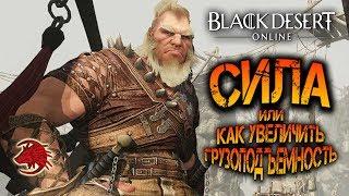 Как прокачать силу и грузоподъемность в БДО / Black Desert Online