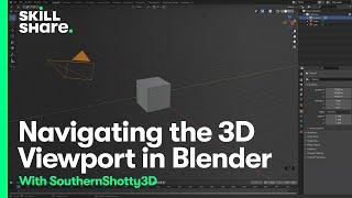 Blender Basics: Navigate Blenders 3D Viewport 3 Ways