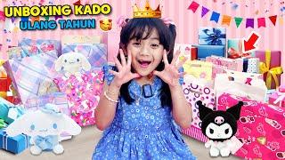 VLOG 1 JAM UNBOXING KADO ULANG TAHUN SAMANTHA KE 7 !! 