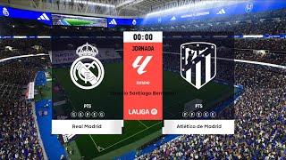 Real Madrid vs Atletico Madrid | Estadio Santiago Bernabéu | 2024-25 La Liga | PES 2021