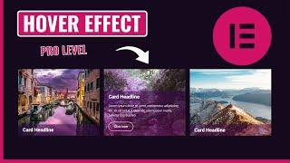 Card Hover Effect Like a Pro | WordPress Elementor Pro Tutorial