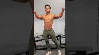 Binara Men Fitnes M Iqbal Fauzi Body Phose #fitnes #gym #shorts #binaraga #muscle #bicep #tricep(2)