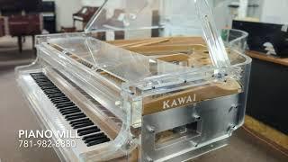 Crystal Kawai Grand Piano Demo Piano Mill Rockland MA