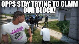 Opps Stay Trying To Claim Our Block! | GTA RP | GWRP WHITELIST