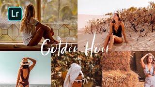 Golden Hour Lightroom Presets Photo Editing