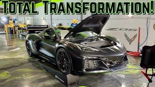 This NEW C8 Corvette Z06 goes through a huge XPEL TRANSFORMATION!