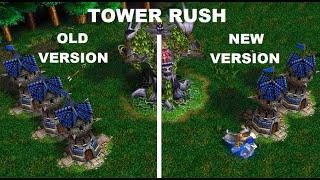 New version of old tower rush | Warcraft 3 Classic