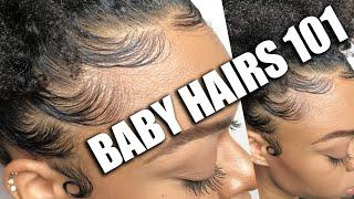 How to LAY YOUR BABY HAIRS | TYPE 4 NATURAL HAIR