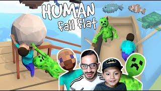 Minecraft en Mundo de Plastilina | Un Creeper me Atrapa | Juegos Karim Juega