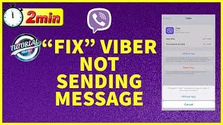 How to Fix Viber Not Sending Message | Viber Not Sending Message Solved(2022)