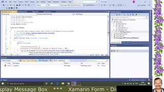 Xamarin Forms: Message Box